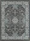 Surya Agra AGR-2307 Denim Charcoal Black Camel Taupe White Area Rug Mirror main image