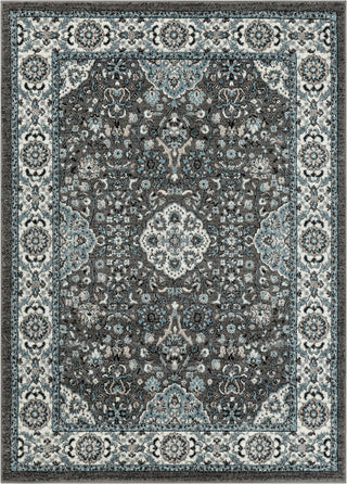 Surya Agra AGR-2307 Denim Charcoal Black Camel Taupe White Area Rug Mirror main image