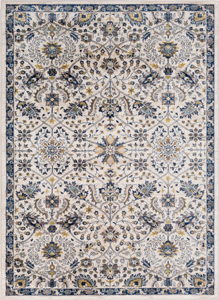 Surya Athens AHN-2307 Navy Charcoal Butter Camel Sky Blue Ivory White Area Rug Mirror main image