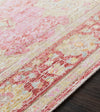 Surya Antioch AIC-2325 Bright Pink Yellow White Garnet Saffron Sea Foam Medium Gray Camel Area Rug Texture Image