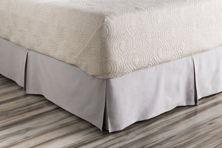 Surya Aiken AIK-9001 Gray Bedding Twin Bed Skirt