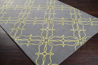 Surya AIW-4003 Charcoal Hand Tufted Area Rug by Aimee Wilder 5x8 Corner
