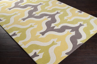 Surya AIW-4007 Lemon Hand Tufted Area Rug by Aimee Wilder 5x8 Corner