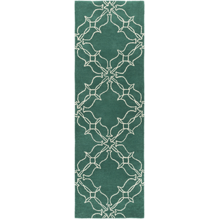 Surya AIW-4008 Emerald/Kelly Green Area Rug by Aimee Wilder 2'6'' x 8' Runner