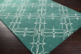 Surya AIW-4008 Emerald/Kelly Green Hand Tufted Area Rug by Aimee Wilder 5x8 Corner