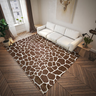 Dalyn Akina AK1 Chocolate Area Rug Room Image Feature