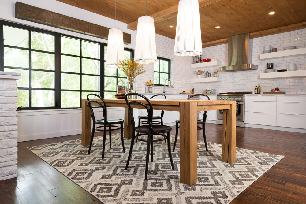Loloi Akina AK-04 Ivory / Grey Area Rug Room Scene Featured