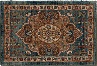 Karastan Spice Market Aksum Aquamarine Area Rug Main Image