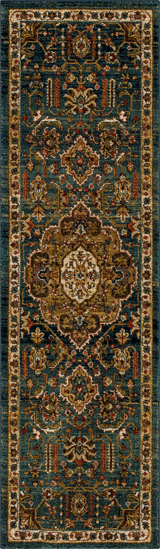 Karastan Spice Market Aksum Aquamarine Area Rug Main Image