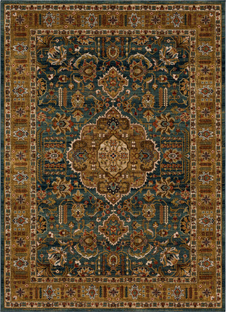 Karastan Spice Market Aksum Aquamarine Area Rug Main Image