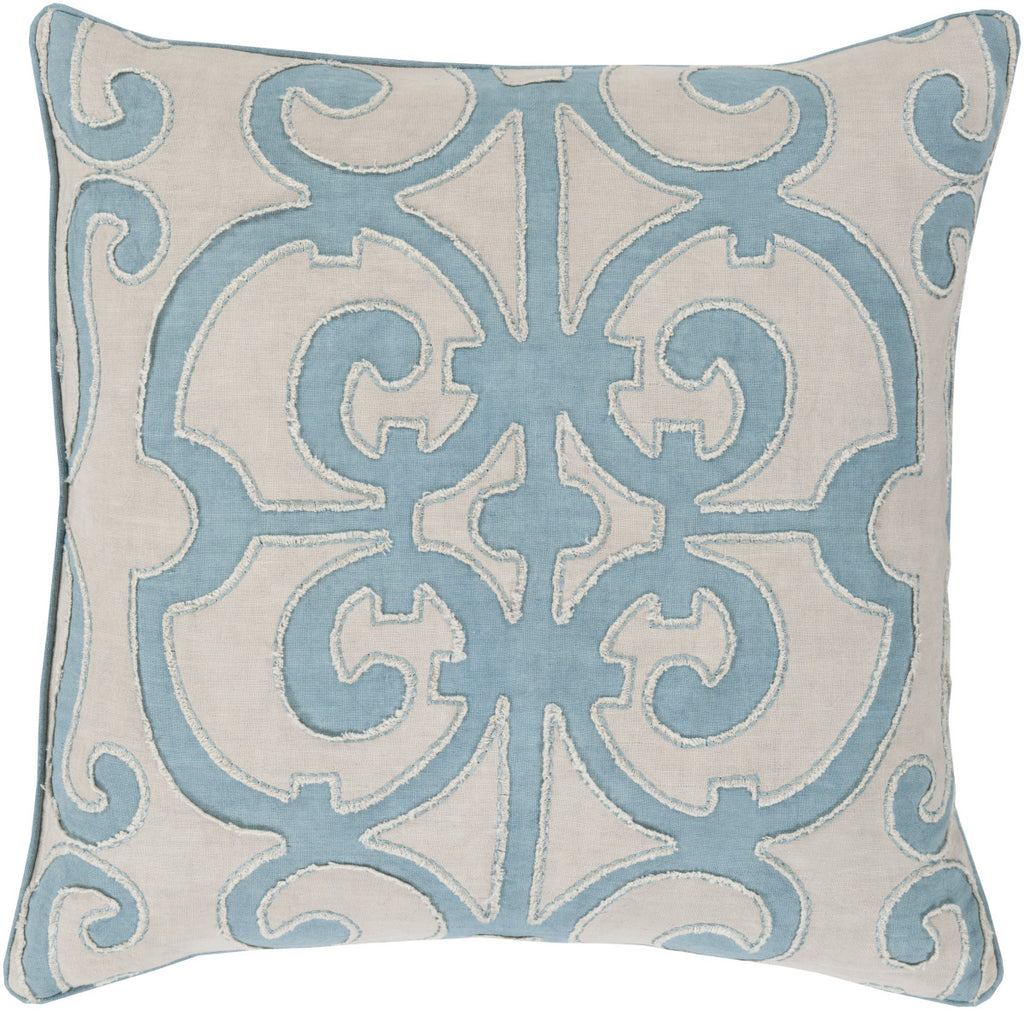 Surya Amelia Arabella AL-002 Pillow 18 X 18 X 4 Down filled