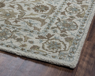 Rizzy Ashlyn AL2573 Blue Area Rug Corner Shot