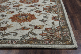 Rizzy Ashlyn AL2577 Orange Area Rug Edge Shot