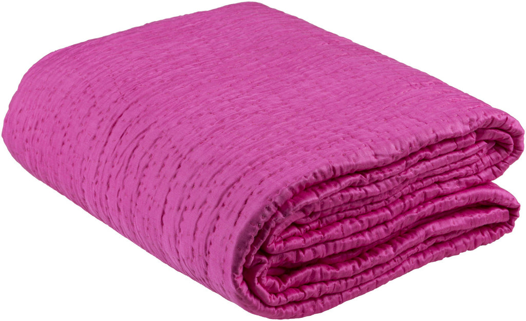 Surya Albany ALB-2009 Pink Bedding Twin Quilt