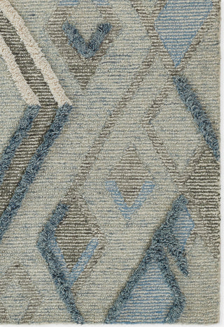 Momeni Allegro ALL-1 Blue Area Rug Corner Image