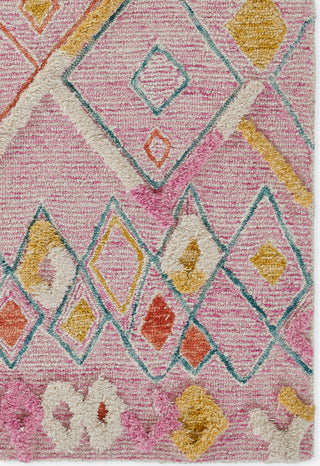 Momeni Allegro ALL-2 Pink Area Rug Corner Image