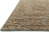 Loloi Alexi AJ-01 Mist / Camel Area Rug Corner Shot