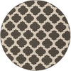Surya Alfresco ALF-9584 Black Area Rug 7'3'' Round