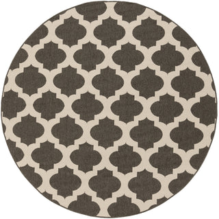 Surya Alfresco ALF-9584 Black Area Rug 7'3'' Round