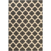 Surya Alfresco ALF-9584 Black Machine Loomed Area Rug 7'6'' X 10'9''