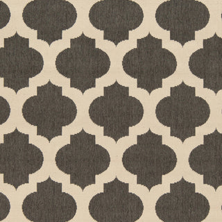 Surya Alfresco ALF-9584 Black Machine Loomed Area Rug Sample Swatch