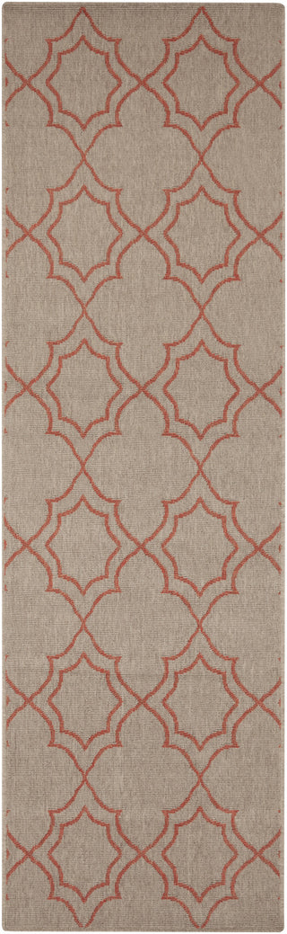 Surya Alfresco ALF-9588 Taupe Area Rug 2'3'' x 7'9'' Runner