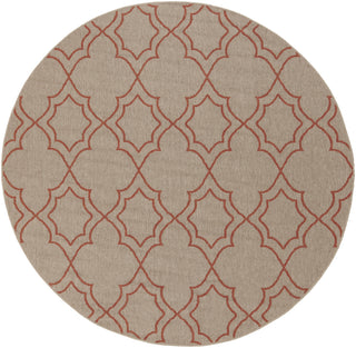 Surya Alfresco ALF-9588 Taupe Area Rug 7'3'' Round