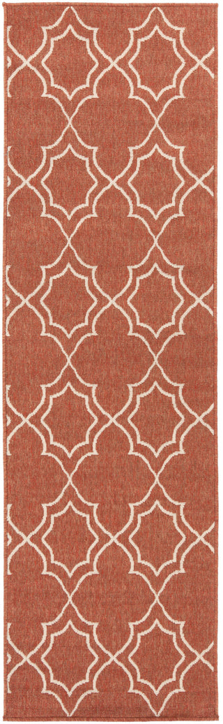 Surya Alfresco ALF-9591 Cherry Area Rug 2'3'' x 7'9'' Runner