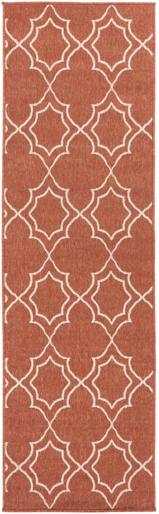 Surya Alfresco ALF-9591 Cherry Area Rug 2'3'' X 7'9'' Runner