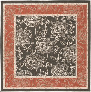 Surya Alfresco ALF-9592 Black Area Rug 7'3'' Square