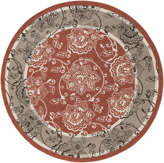 Surya Alfresco ALF-9593 Cherry Area Rug 7'3'' Round