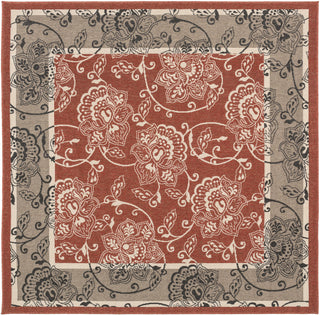 Surya Alfresco ALF-9593 Cherry Area Rug 7'3'' Square