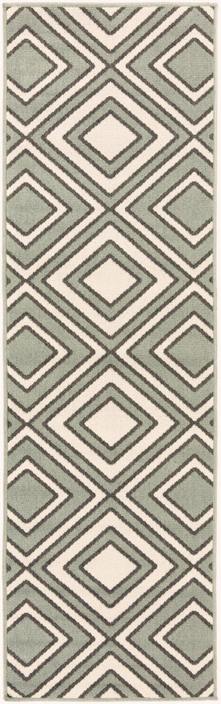 Surya Alfresco ALF-9595 Moss Area Rug 2'3'' x 7'9'' Runner