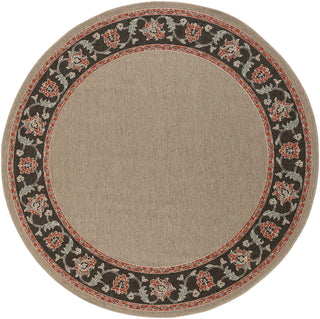 Surya Alfresco ALF-9597 Taupe Area Rug 7'3'' Round