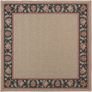 Surya Alfresco ALF-9597 Taupe Area Rug 7'3'' Square