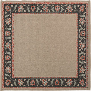 Surya Alfresco ALF-9597 Taupe Area Rug 7'3'' Square