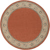 Surya Alfresco ALF-9598 Cherry Area Rug 7'3'' Round