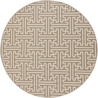 Surya Alfresco ALF-9599 Taupe Area Rug 7'3'' Round