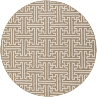 Surya Alfresco ALF-9599 Taupe Area Rug 7'3'' Round