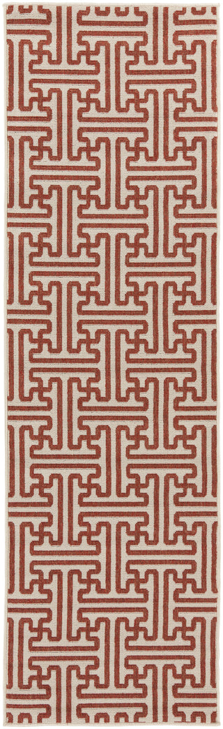 Surya Alfresco ALF-9600 Cherry Area Rug 2'3'' X 7'9'' Runner