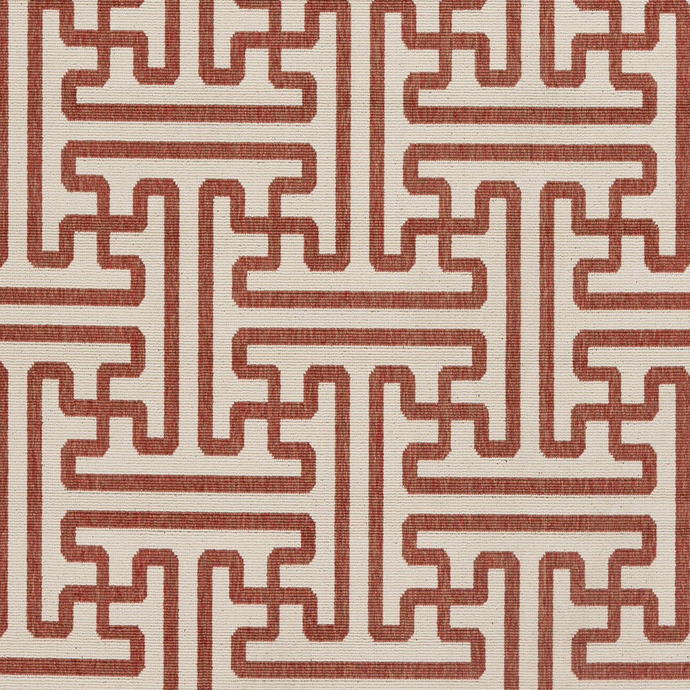 Surya Alfresco ALF-9600 Cherry Machine Loomed Area Rug Sample Swatch