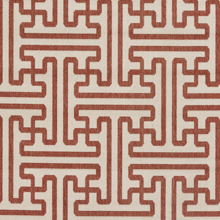 Surya Alfresco ALF-9600 Cherry Machine Loomed Area Rug Sample Swatch