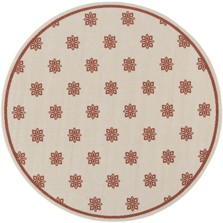 Surya Alfresco ALF-9605 Beige Area Rug 7'3'' Round