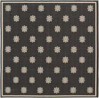 Surya Alfresco ALF-9608 Black Area Rug 7'3'' Square