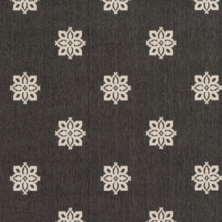 Surya Alfresco ALF-9608 Black Machine Loomed Area Rug Sample Swatch