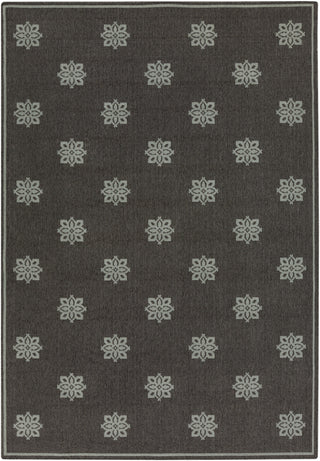 Surya Alfresco ALF-9609 Gray/Black Area Rug 5'3'' x 7'6''