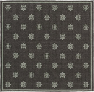 Surya Alfresco ALF-9609 Gray/Black Area Rug 7'3'' Square