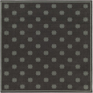 Surya Alfresco ALF-9609 Gray/Black Area Rug 8'9'' Square