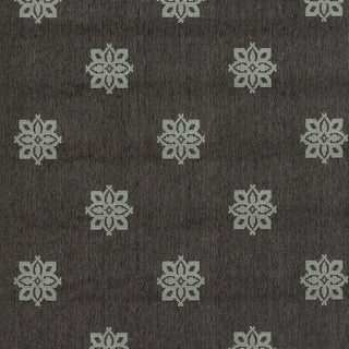 Surya Alfresco ALF-9609 Gray/Black Machine Loomed Area Rug Sample Swatch