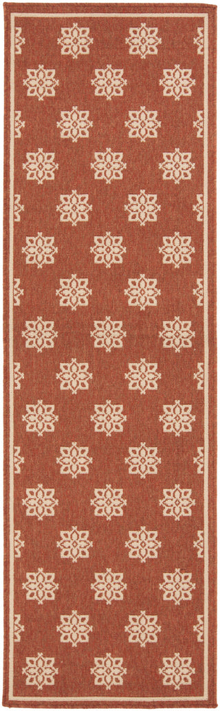 Surya Alfresco ALF-9611 Cherry Area Rug 2'3'' x 7'9'' Runner